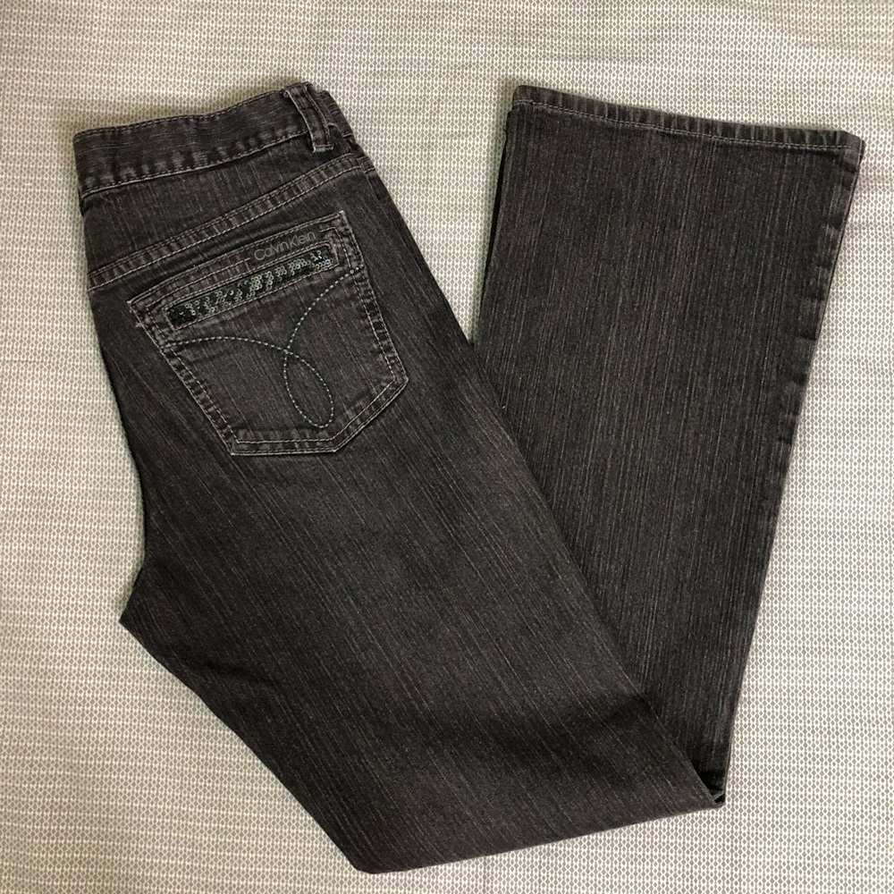 Calvin Klein Black Jeans With Classic Pocket - Picture 7 of 8